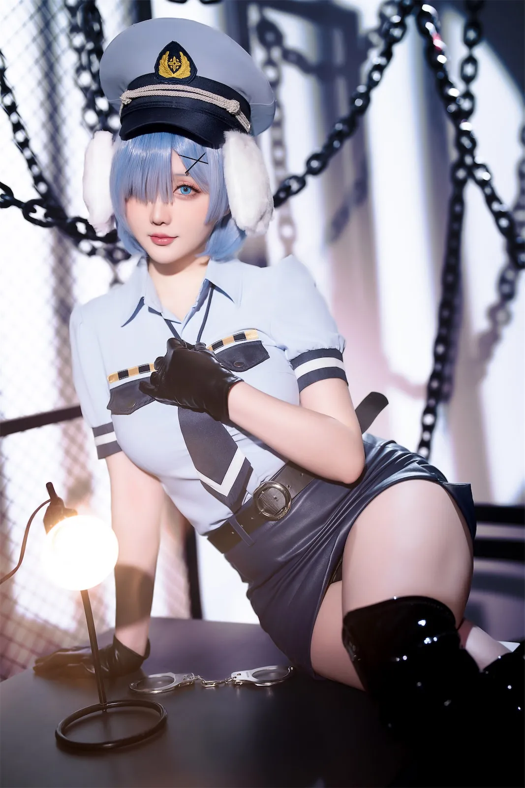 Hoshilily (星之迟迟) Rem Dog-Eared Police Officer - ReZero-erohere35.webp
